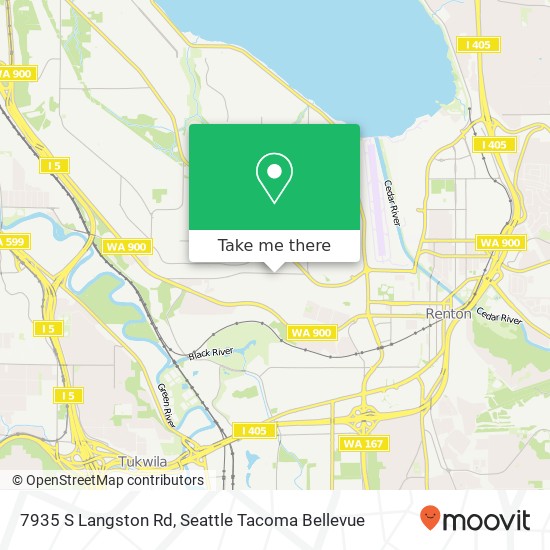 Mapa de 7935 S Langston Rd, Seattle, WA 98178