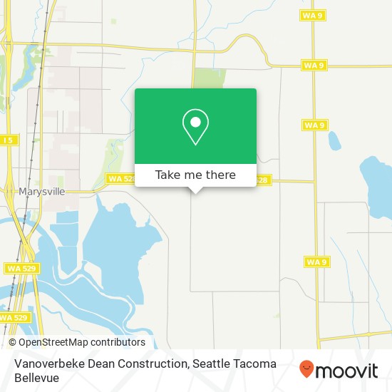 Mapa de Vanoverbeke Dean Construction