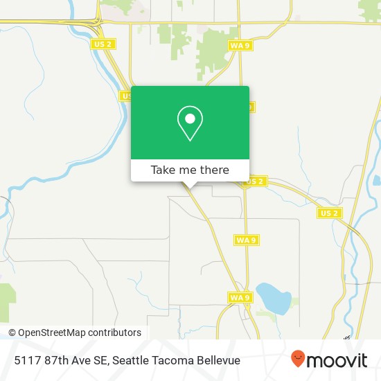 Mapa de 5117 87th Ave SE, Snohomish, WA 98290