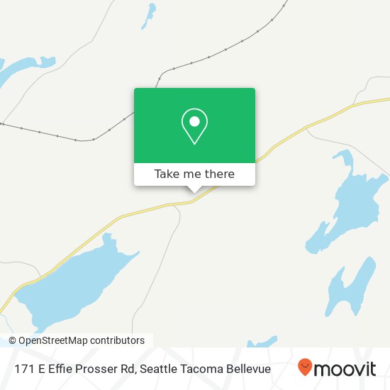 Mapa de 171 E Effie Prosser Rd, Shelton, WA 98584
