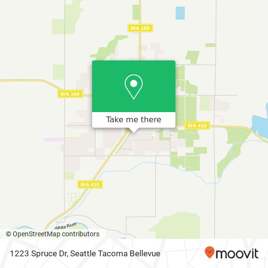 1223 Spruce Dr, Enumclaw, WA 98022 map