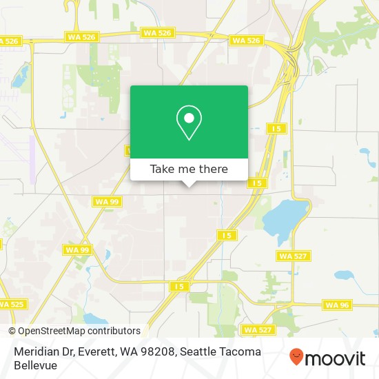 Meridian Dr, Everett, WA 98208 map