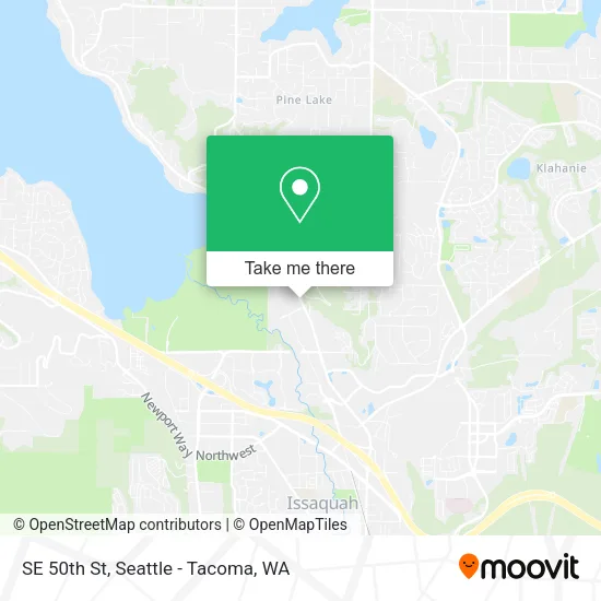 SE 50th St map