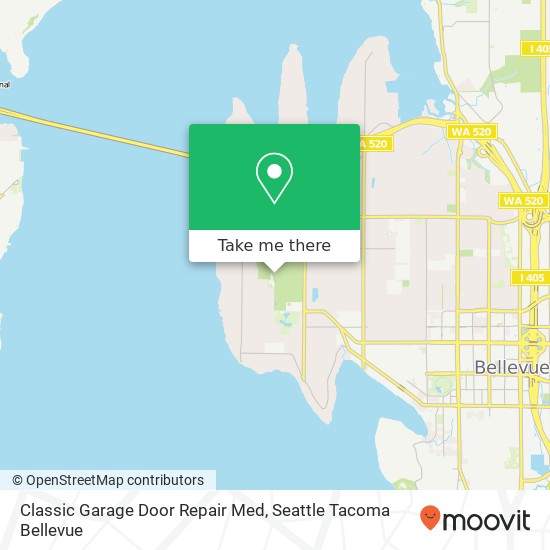 Mapa de Classic Garage Door Repair Med, 8000 NE 16th St