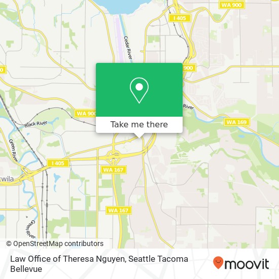 Mapa de Law Office of Theresa Nguyen, 707 S Grady Way
