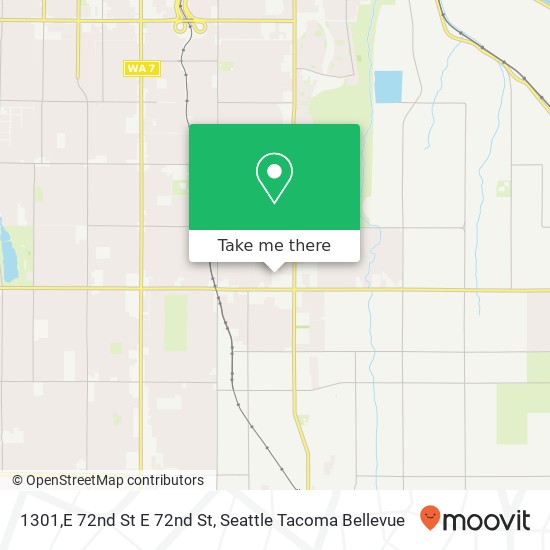 1301,E 72nd St E 72nd St, Tacoma, WA 98404 map