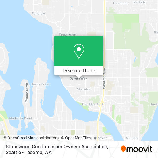 Stonewood Condominium Owners Association map