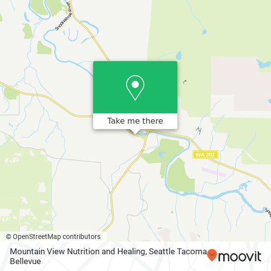 Mountain View Nutrition and Healing map