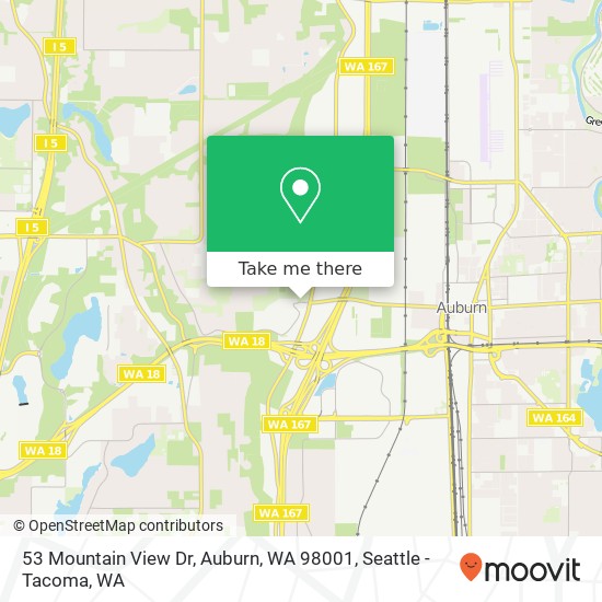 53 Mountain View Dr, Auburn, WA 98001 map