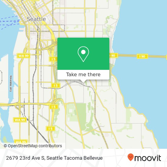 Mapa de 2679 23rd Ave S, Seattle, WA 98144