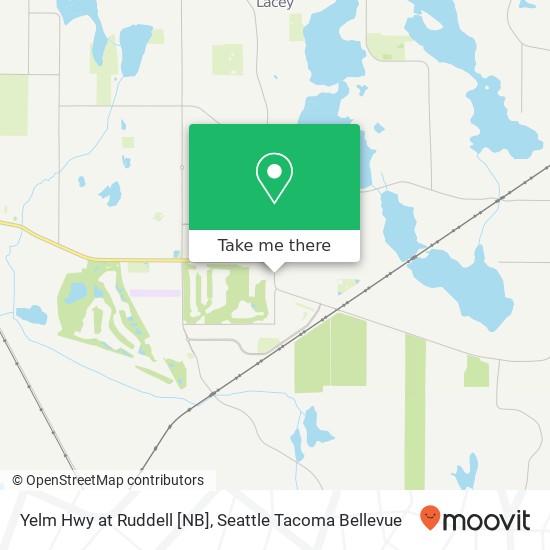Yelm Hwy at Ruddell [NB] map