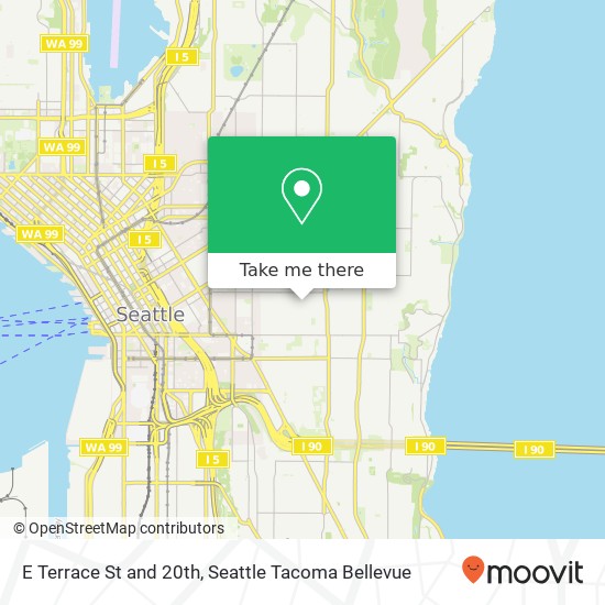 E Terrace St and 20th, Seattle, WA 98122 map