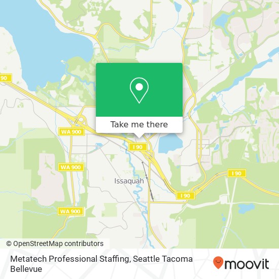 Metatech Professional Staffing, 22510 SE 64th Pl map