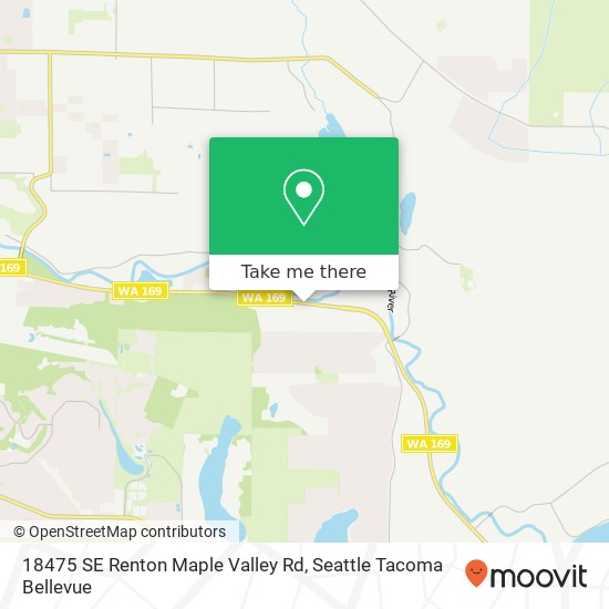 Mapa de 18475 SE Renton Maple Valley Rd, Renton, WA 98058