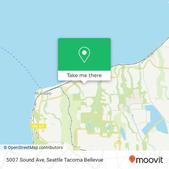 Mapa de 5007 Sound Ave, Everett, WA 98203