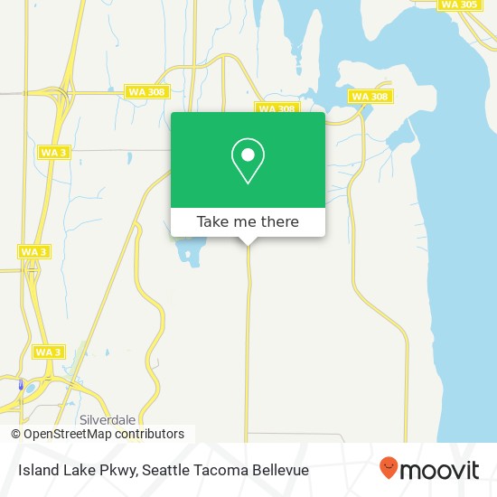 Mapa de Island Lake Pkwy, Poulsbo, WA 98370