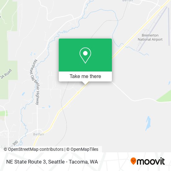 NE State Route 3 map