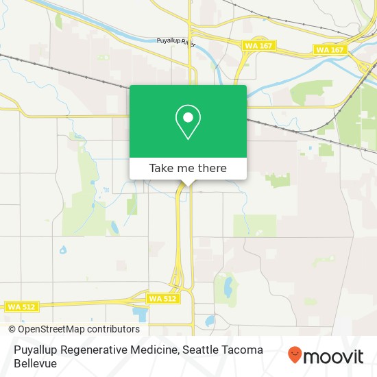 Mapa de Puyallup Regenerative Medicine, 1410 S Meridian