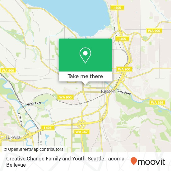 Mapa de Creative Change Family and Youth, 140 Rainier Ave S