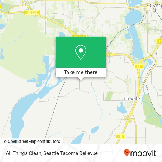 Mapa de All Things Clean, 3568 Simmons Mill Ct SW