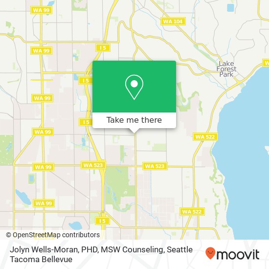 Jolyn Wells-Moran, PHD, MSW Counseling, 1424 NE 155th St map