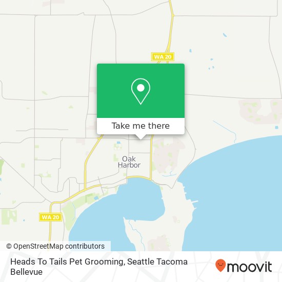 Heads To Tails Pet Grooming, 50 SE Oleary St map