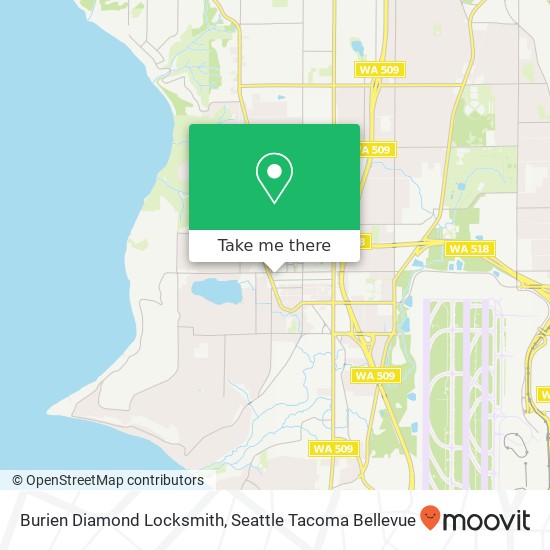 Burien Diamond Locksmith, 653 SW 152nd St map