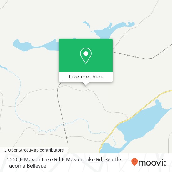 Mapa de 1550,E Mason Lake Rd E Mason Lake Rd, Shelton, WA 98584