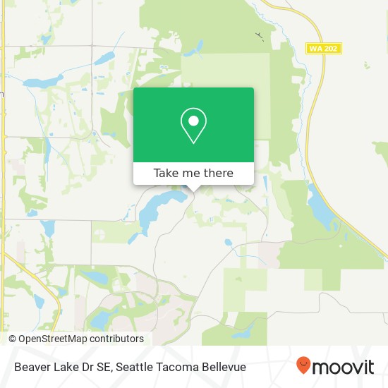 Mapa de Beaver Lake Dr SE, Sammamish, WA 98075