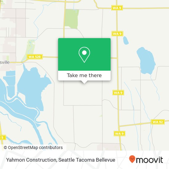 Mapa de Yahmon Construction, 5302 75th Ave NE