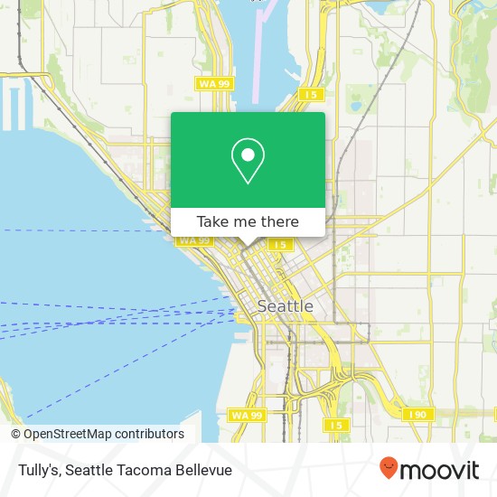 Tully's, Pine St map