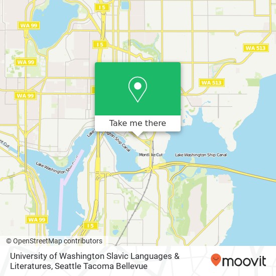 University of Washington Slavic Languages & Literatures, NE Pacific St map