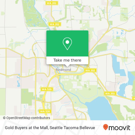 Mapa de Gold Buyers at the Mall, 16433 NE 74th St