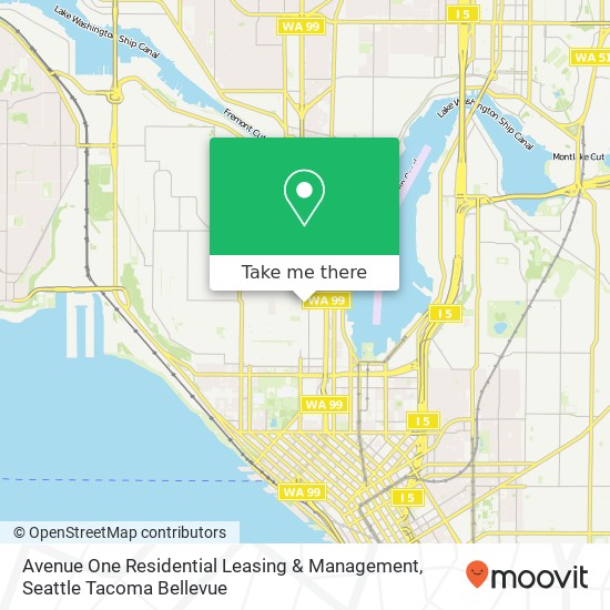 Mapa de Avenue One Residential Leasing & Management, Taylor Ave N