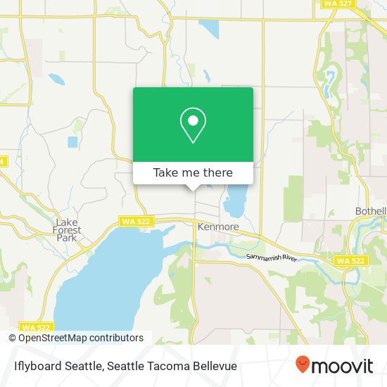 Iflyboard Seattle, NE 185th St map