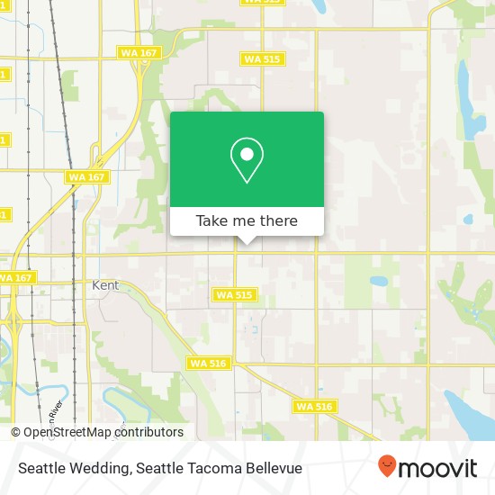 Mapa de Seattle Wedding, Kent, WA 98031