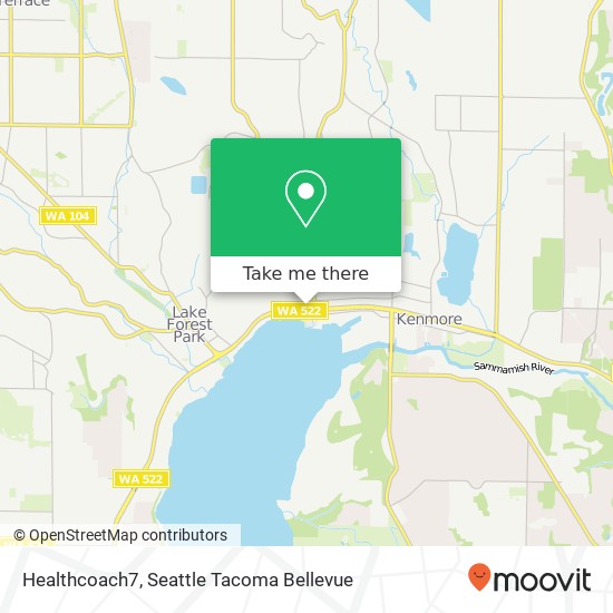 Mapa de Healthcoach7, 6016 NE Bothell Way