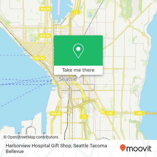 Harborview Hospital Gift Shop, 325 9th Ave map