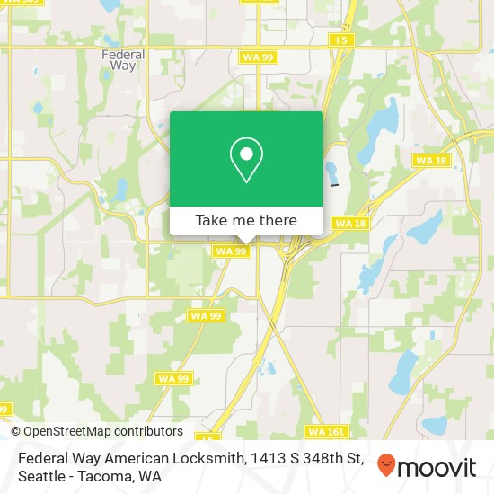 Federal Way American Locksmith, 1413 S 348th St map