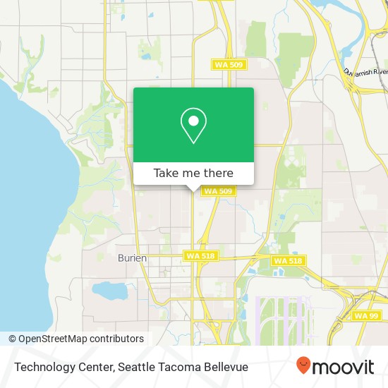 Mapa de Technology Center, 13622 1st Ave S