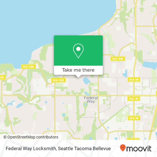 Federal Way Locksmith, 833 SW 312th St map