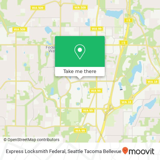 Mapa de Express Locksmith Federal, 33515 9th Ave S