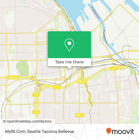 Mapa de Mylllt.Com, 2367 Tacoma Ave S