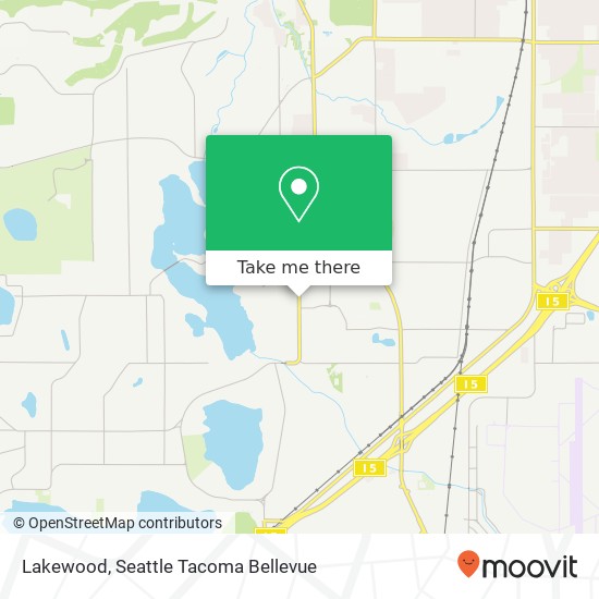 Lakewood, 10417 Gravelly Lake Dr SW map