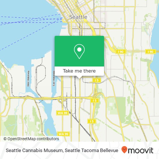Mapa de Seattle Cannabis Museum, 4th Ave S