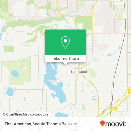 First American, 9020 Maple Ave SW map