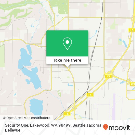 Security One, Lakewood, WA 98499 map