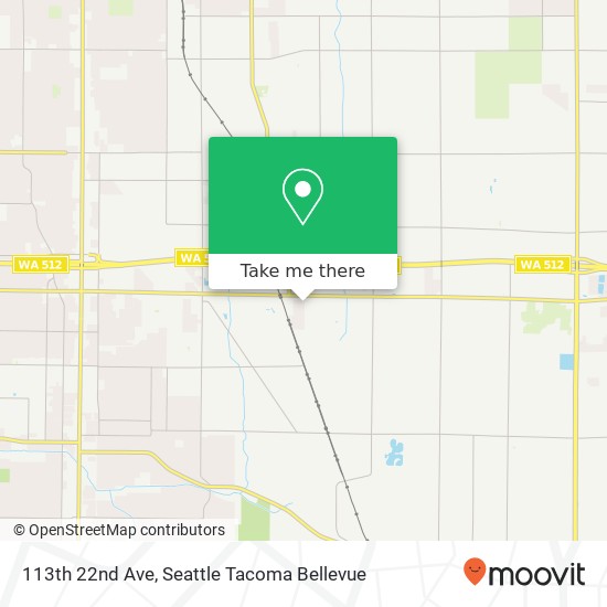 Mapa de 113th 22nd Ave, Tacoma, WA 98445