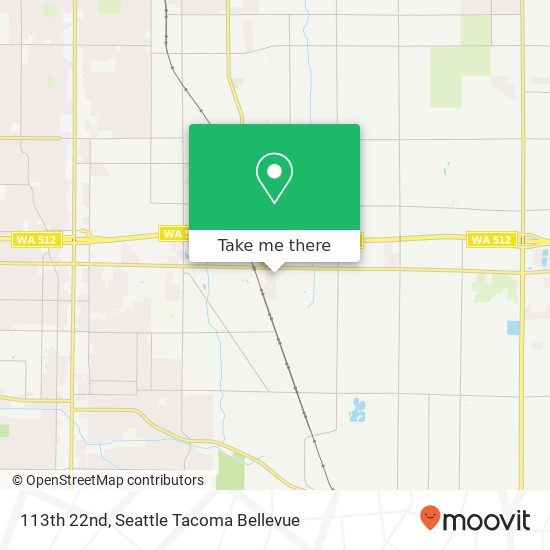 113th 22nd, Tacoma, WA 98445 map