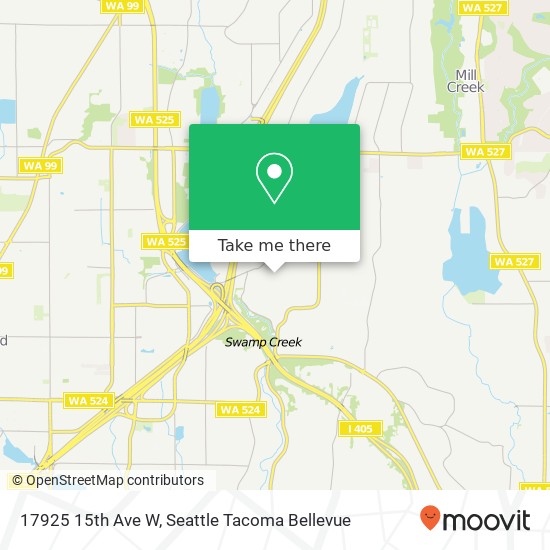 Mapa de 17925 15th Ave W, Lynnwood, WA 98037